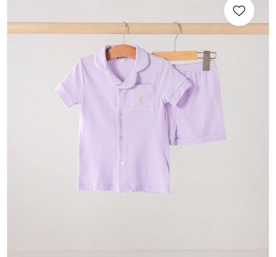 House of bears pyama lila