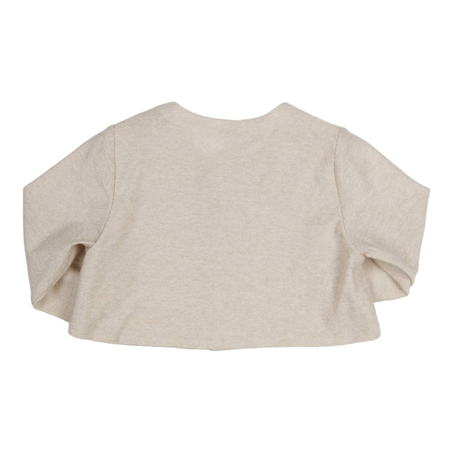 Gymp vestje/ bolere met lurex/goud kleur