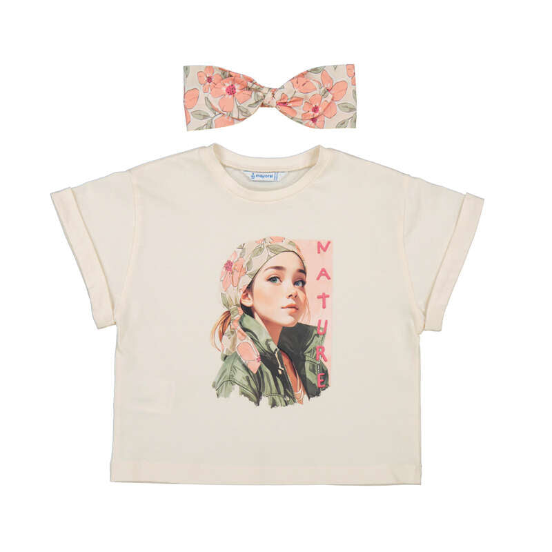 Mayoral shirt met haarband