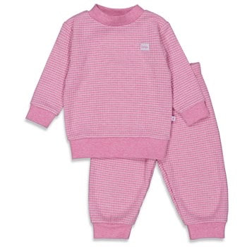 Feetje Wafel Pyama Pink Melange