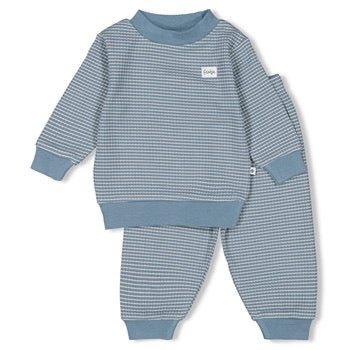 Feetje Pyjama blau melange