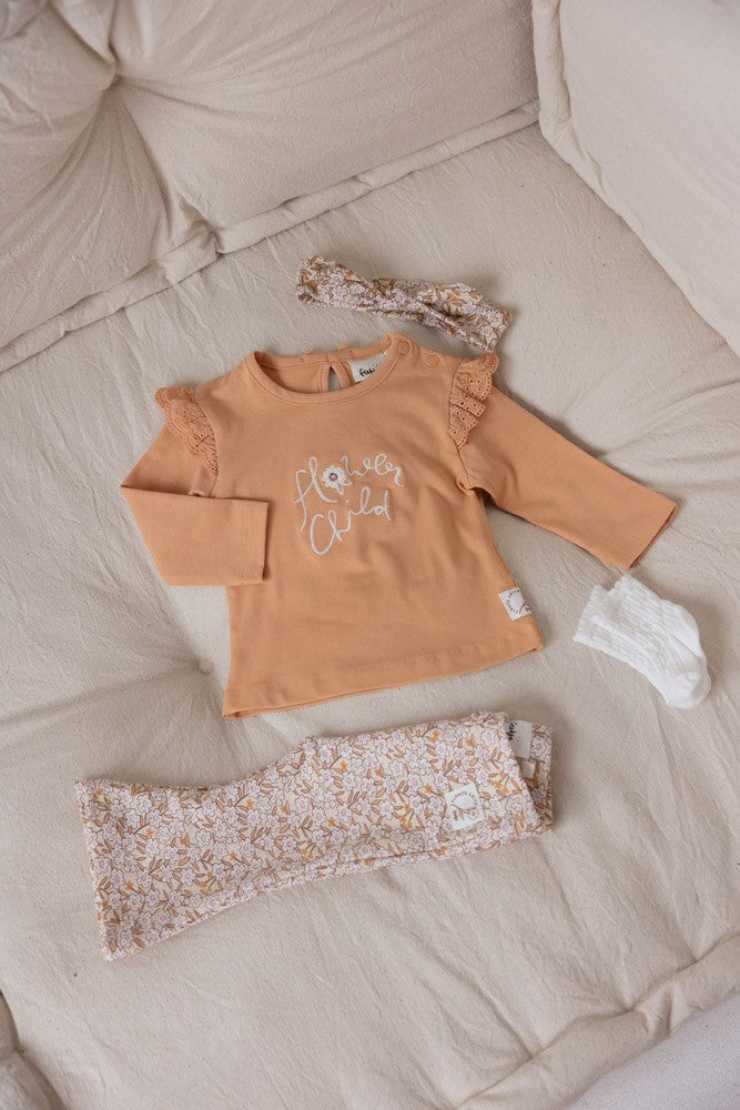 Feetje longsleeve Flower field