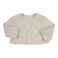 Gymp vestje/ bolere met lurex/goud kleur