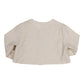 Gymp vestje/ bolere met lurex/goud kleur