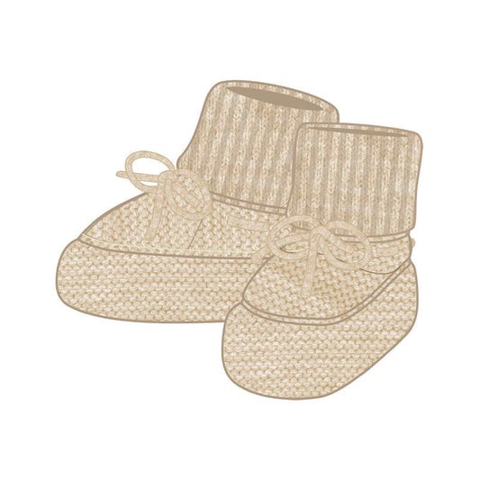 Mayoral gebreide slofjes beige