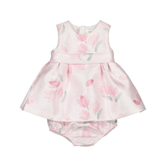 V-hals Jurk Paris Bloemen Magenta V-hals Jurk Paris Bloemen Magenta