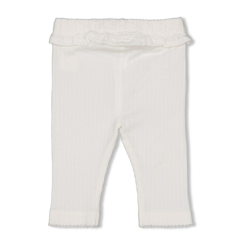 Feetje legging pointelle Flower