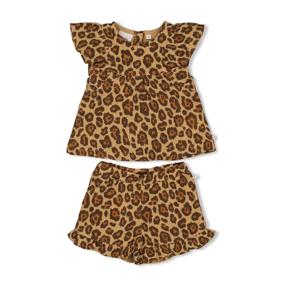 Feetje 2 delige set panter print