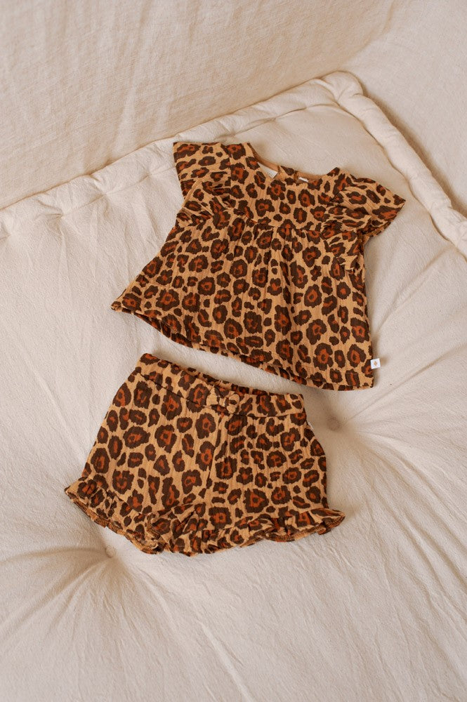 Feetje 2 delige set panter print